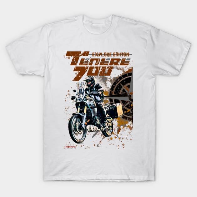 T7 Ténéré T-Shirt by EvolutionMotoarte